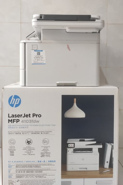 Máy In Laser Trắng Đen Đa Năng HP 4103FDW (2Z629A)