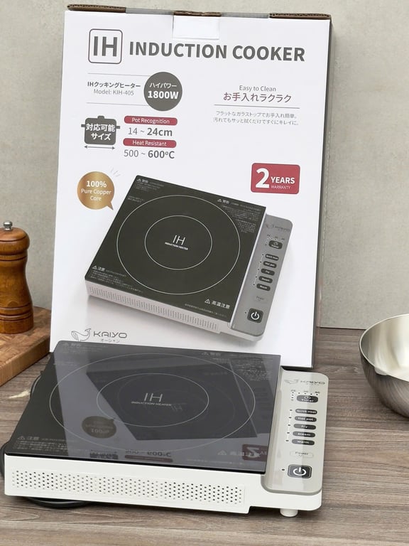 Bếp từ đơn lõi đồng 5 chế độ nấu thông minh Kaiyo (KIH-4052