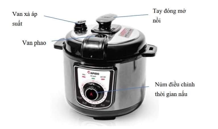 Nồi áp suất đa năng Rapido RPC1000-M  5 Lít
