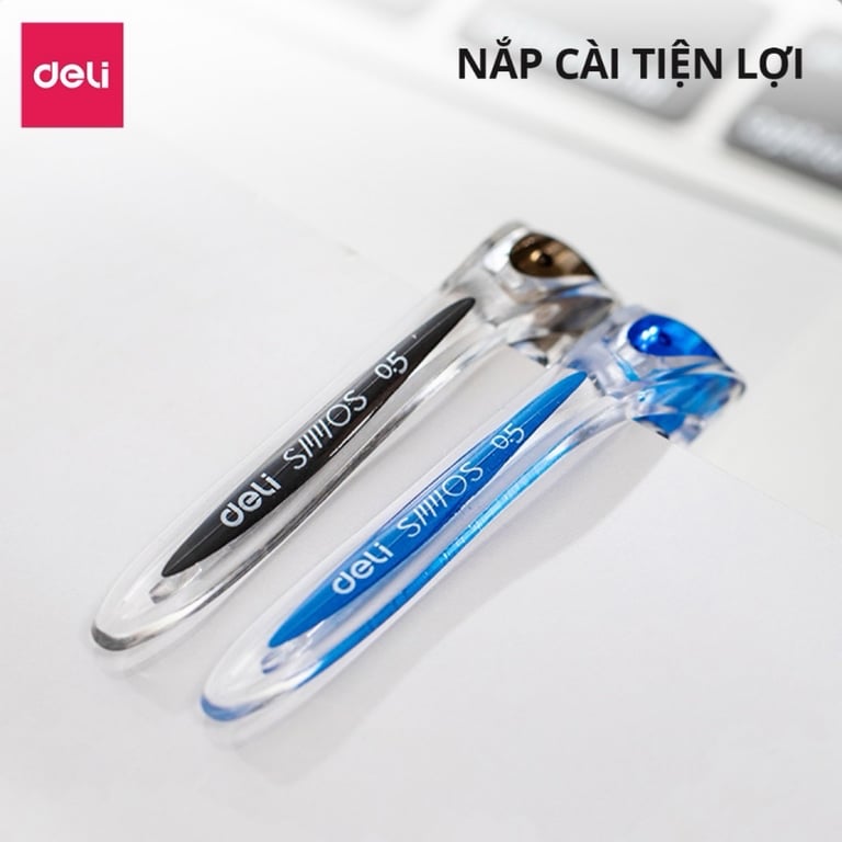 BÚT GEL DELI NGÒI 0.5MM tăng X3 MỰC ❤️