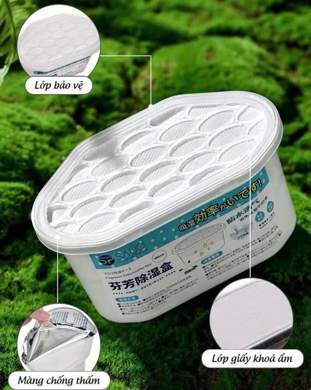 SET 3 HỘP HÚT ẨM Sp Sauce - Nhật Bản