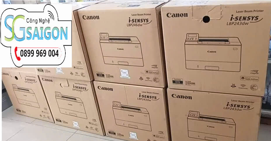 Máy In Laser Trắng Đen Đơn Năng Canon LBP 243DW (In Đảo Mặt/ A4/ A5/ USB/ LAN/ WIFI)(BH 24T)