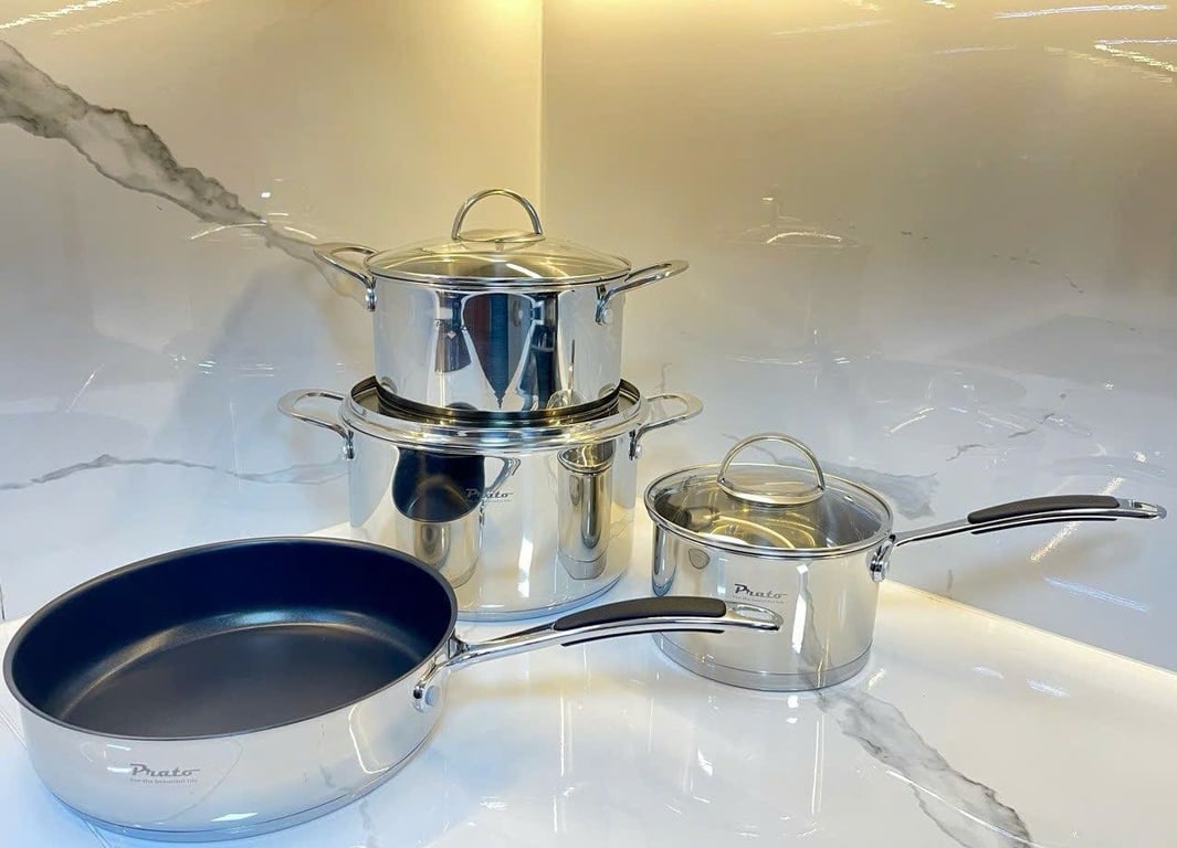 Bộ Nồi Inox 4 Món Cao Cấp Diamond 1166