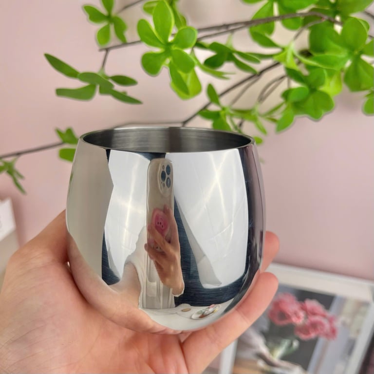 Cốc hình quả trứng 7cm 350ml inox 18/10 - OYT212