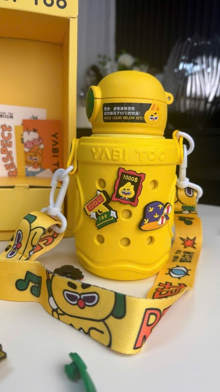 BÌNH NƯỚC GIỮ NHIỆT HỌC SINH YABI TOO 480ml inox316