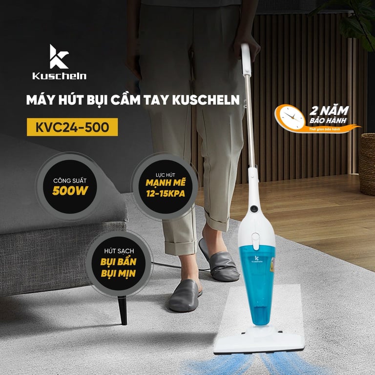 MÁY HÚT BỤI CẦM TAY KUSCHELN KVC24-500