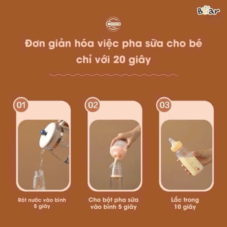 MÁY ĐUN VÀ HÂM SỮA BEAR