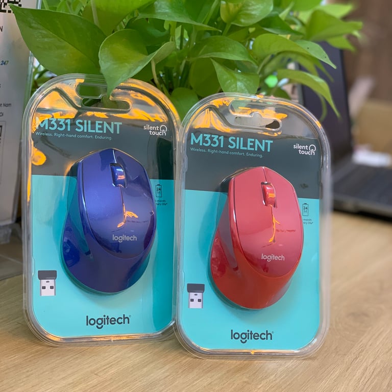 Chuột Máy Tính Không Dây Logitech M331 Silent