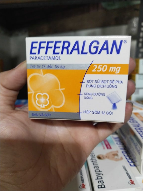 Efferalgan 250 gói h/12 gói