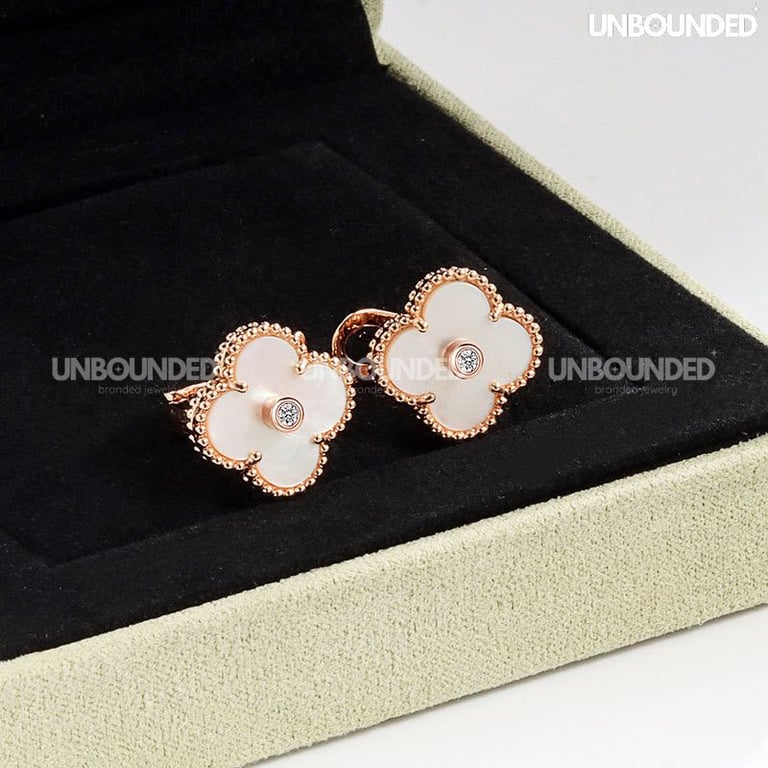 Bông tai Vintage Alhambra | Diamod | 001