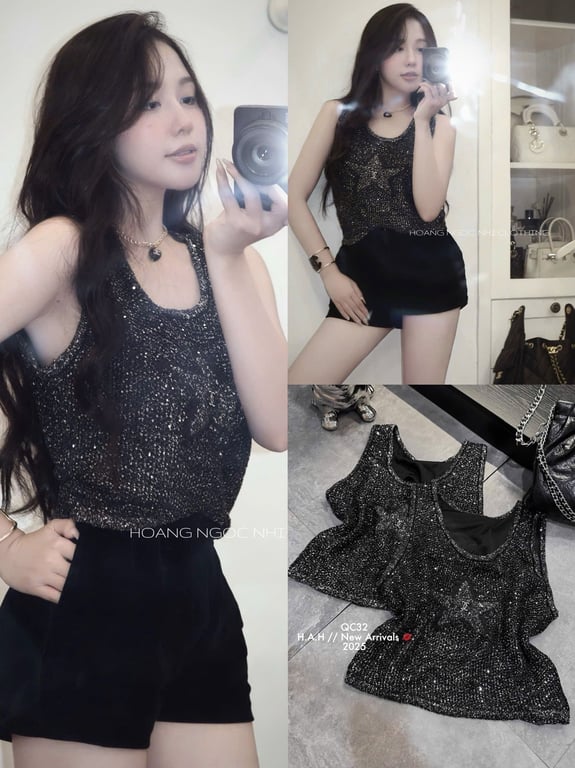 Áo CHANEL kim tuyến