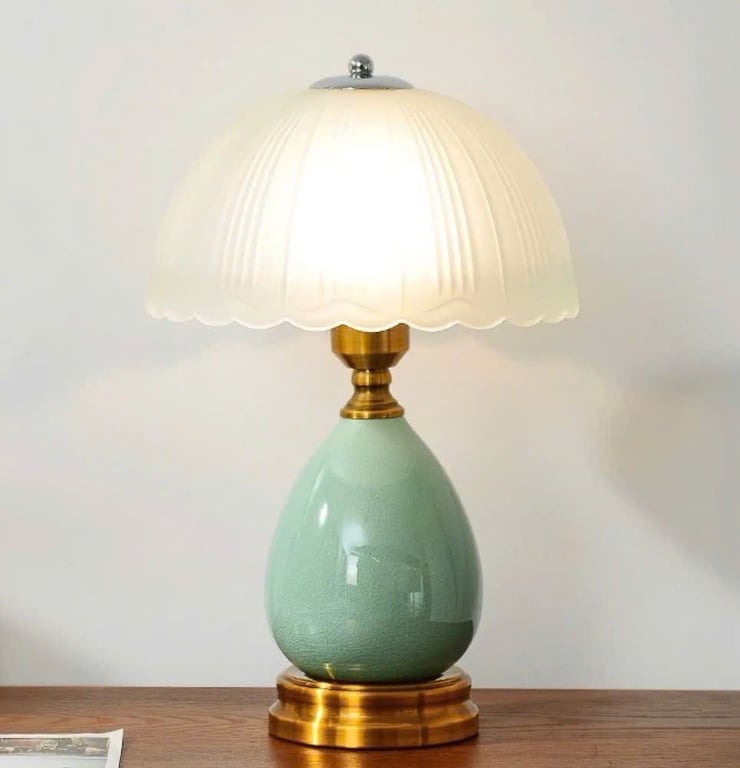 ĐÈN NGỦ ĐỂ BÀN GỐM SỨ SANG TRỌNG