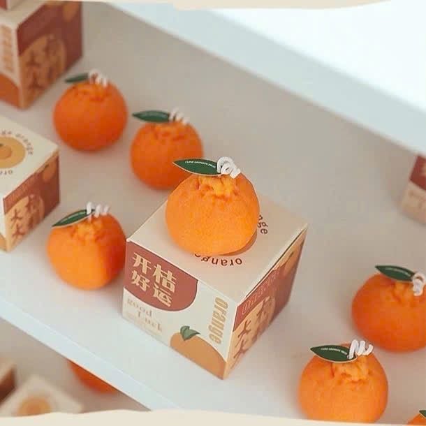 Set 3 Nến Thơm Hình Trái Cam