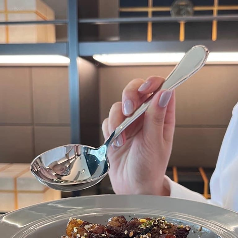 RK349 - Thìa sâu lòng Hàn Quốc Chockmen dài 19.6cm