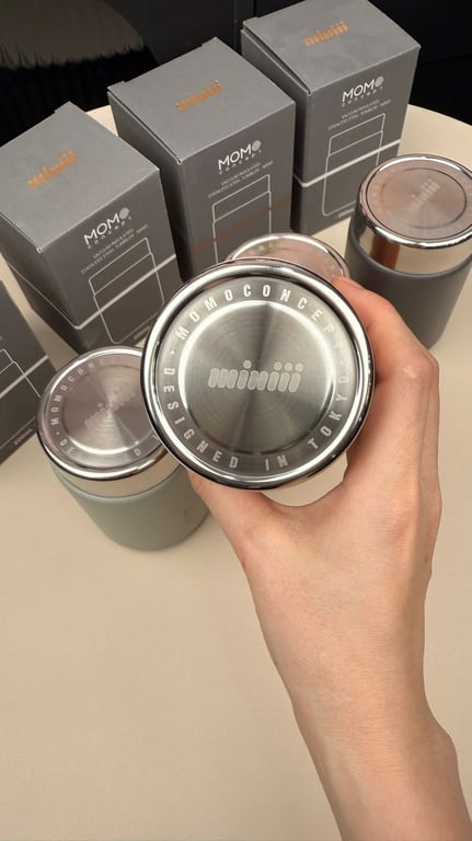 CỐC GIỮ NHIỆT BỎ TÚI CÁ NHÂN MOMO 200ML XUẤT HÀN