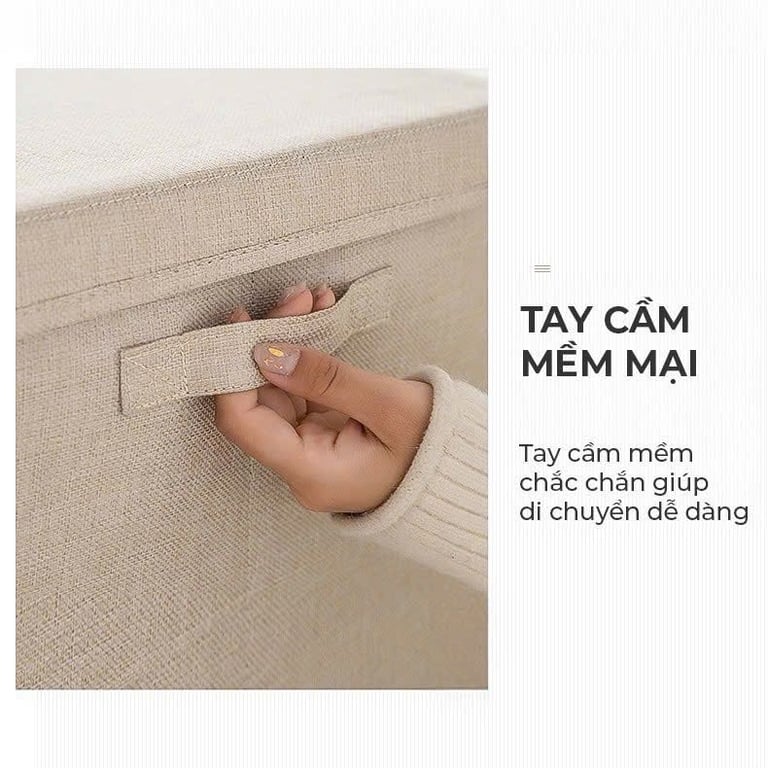 HỘP ĐỰNG QUẦN ÁO CÓ NẮP ĐẬY GHA503 40L