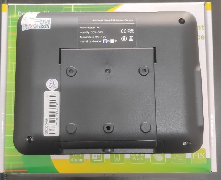 Máy Chấm Công Vân Tay Ronald Jack 3800Pro WIFI