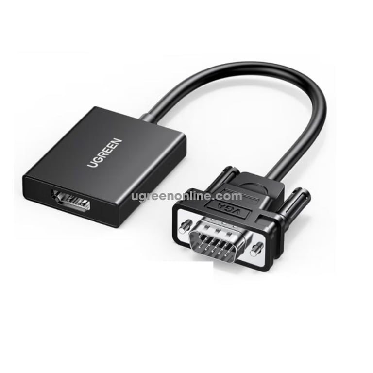 Cáp Chuyển Đổi VGA Sang HDMI+Audio 1080P@60Hz Ugreen 50945
