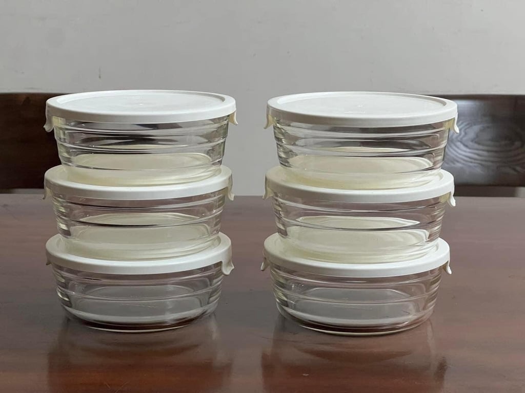 Set 5 HỘP THUỶ TINH LOCK & LOCK 430ml