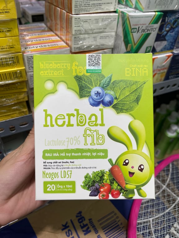 Chất xơ herbal hộp 20 ống