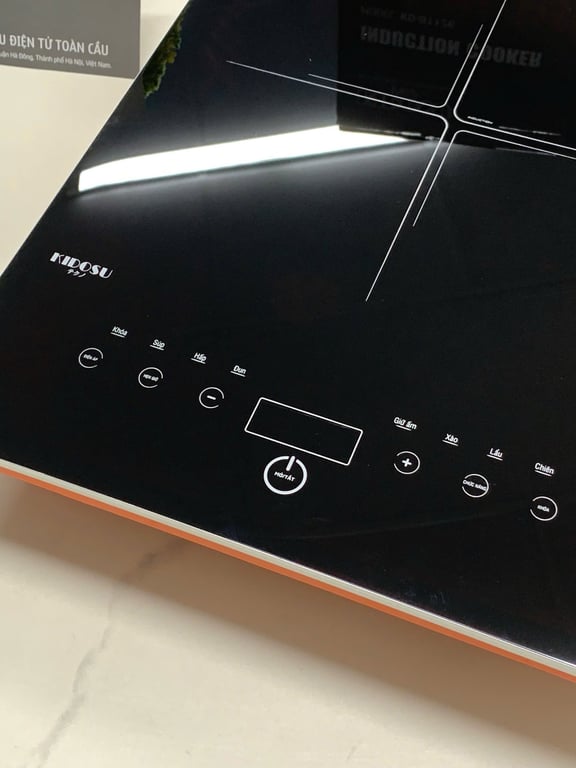 Bếp Từ Đơn Dùng Điện 2200W KIDOSU 🥘🥘 tặng kèm nồi lẩu 28cm