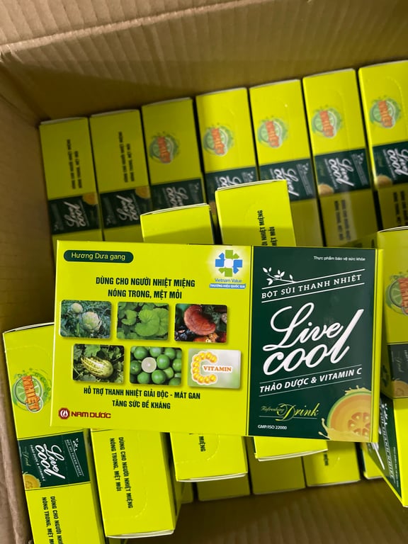 Livecool hương dưa gan h/10 gói