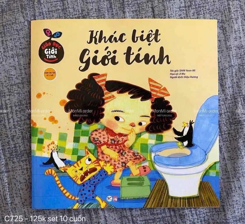 bộ 10q sách Giáo Dục Giới Tính cho trẻ 3–9 tuổi