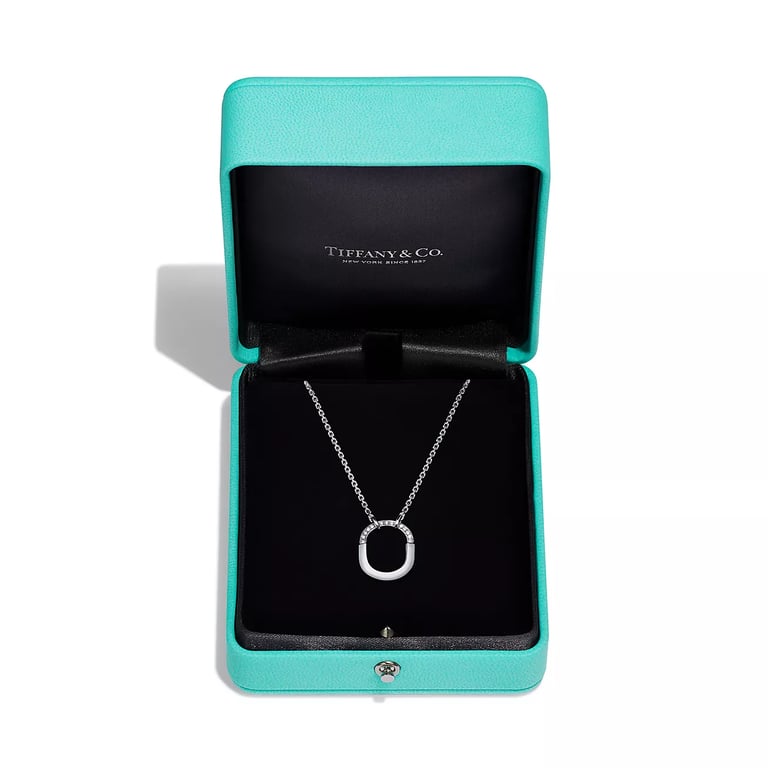 Tiffany Lock Small Pendant 001