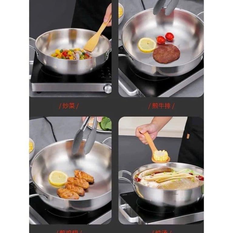 CKM106 - Nồi xửng hấp 2 tầng Chockmen, size 30cm