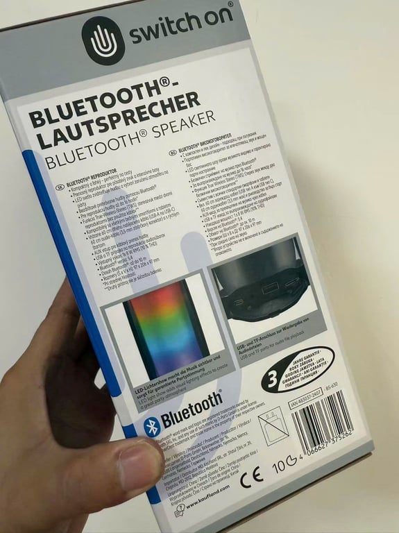 LOA BLUETOOTH SWITCH ON Loa Bluetooth Switch On