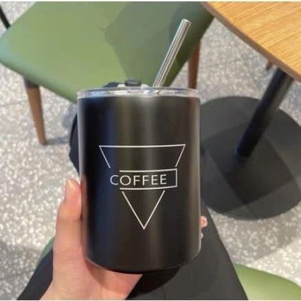Cốc giữ nhiệt uống Cafe THANKS thể tích 350ML