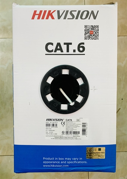 Dây Cáp Mạng CAT6 HIKVISION DS-1LN6-UE-W