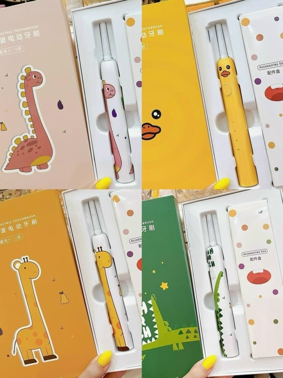 BÀN CHẢI ĐIỆN KID CHÍNH HÃNG BOORUI