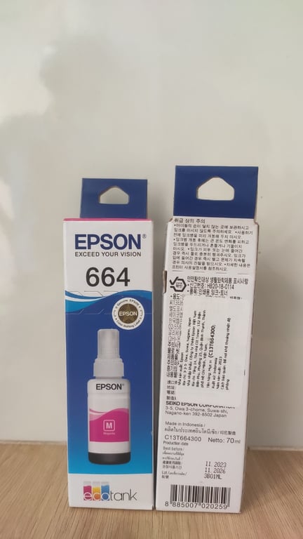 Mực In Phun Màu Epson C13T664300 (Hồng)