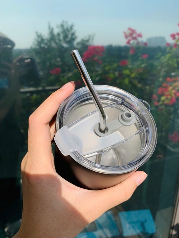 Cốc giữ nhiệt uống Cafe THANKS thể tích 350ML