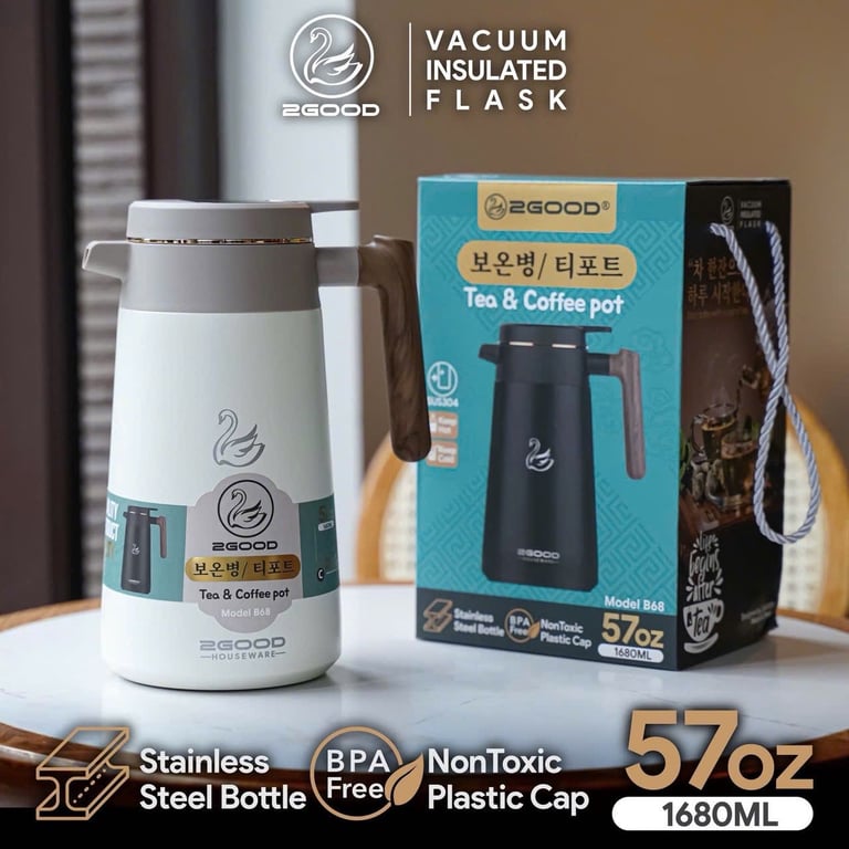 PHÍCH GIỮ NHIỆT 2GOOD B68 Dung tích 1680ML