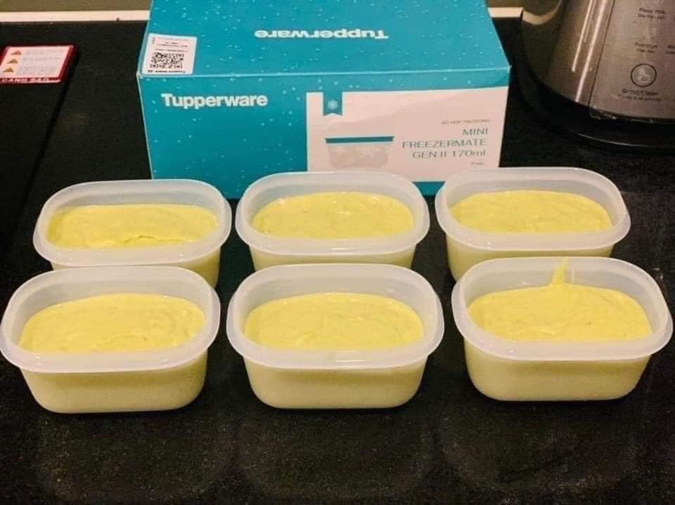 Set 6 Hộp trữ đông mini 170ml tupperware