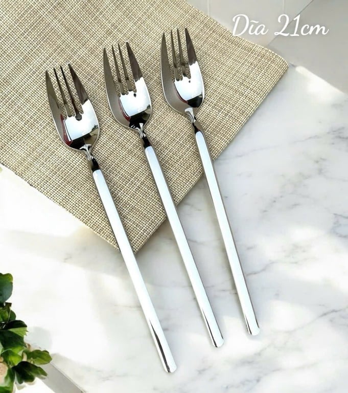 Bộ thìa dĩa hoa quả inox 304 La Cuisine - đủ size