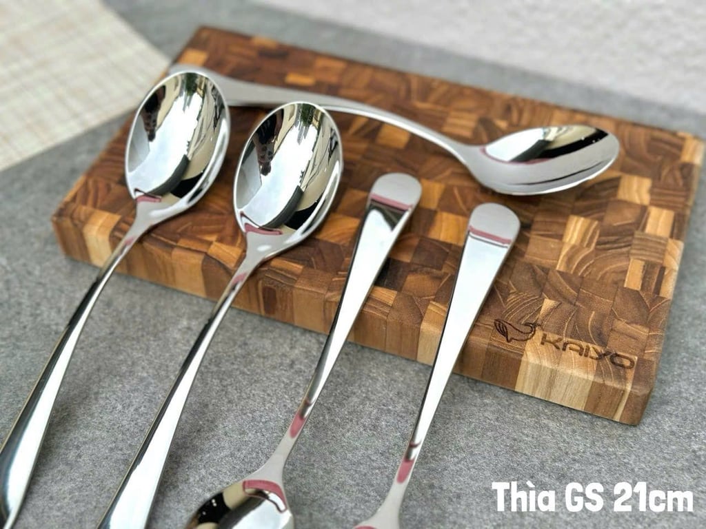 Set 5 thìa inox cao cấp GS 21cm