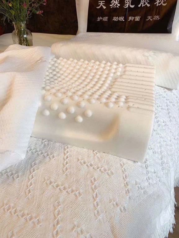 GỐI MATXA CAOSU NON  🇹🇭 Royal Natural Latex gối hạt massage chính hãngThái Lan