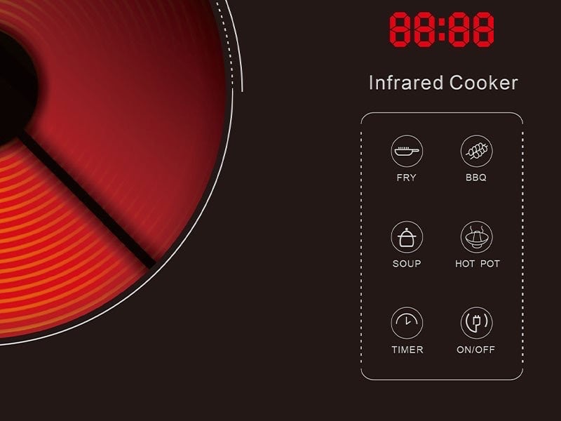 Bếp hồng ngoại đơn RAPIDO RC2200 ES