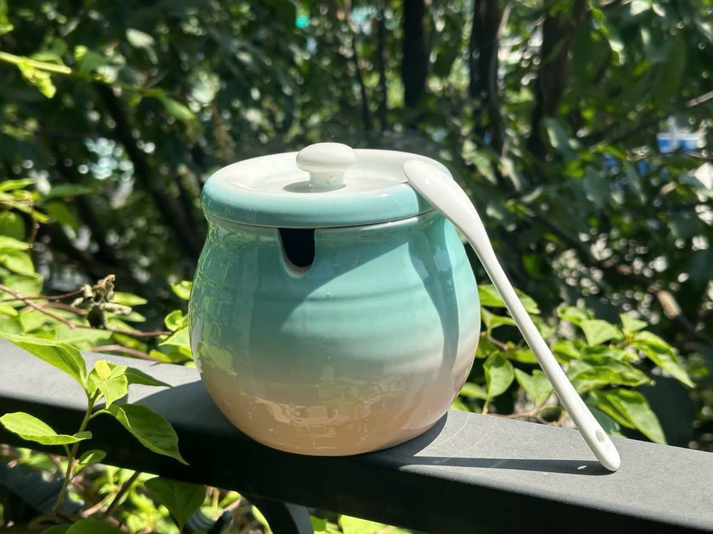 MK10- Liễn mỡ gốm sứ, dung tích 680ml