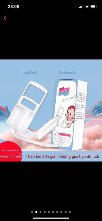 Dụng Cụ Hút Mũi Kéo Tay Thế Hệ Mới