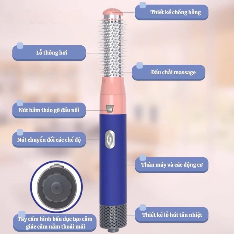 MÁY SẤY UỐN TÓC TỰ ĐỘNG 5in1 Air Styler