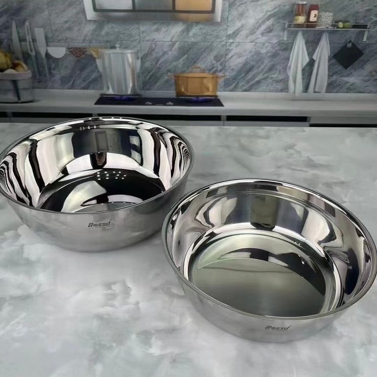TÔ TRỘN THỨC ĂN KIÊM CHẬU RỬA INOX NHÀ BOSSD ! size 24/28cm