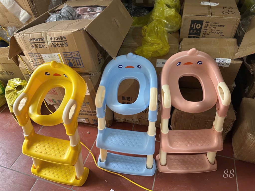 Thang bô gấp gọn cho bé từ 1-8 Tuổi