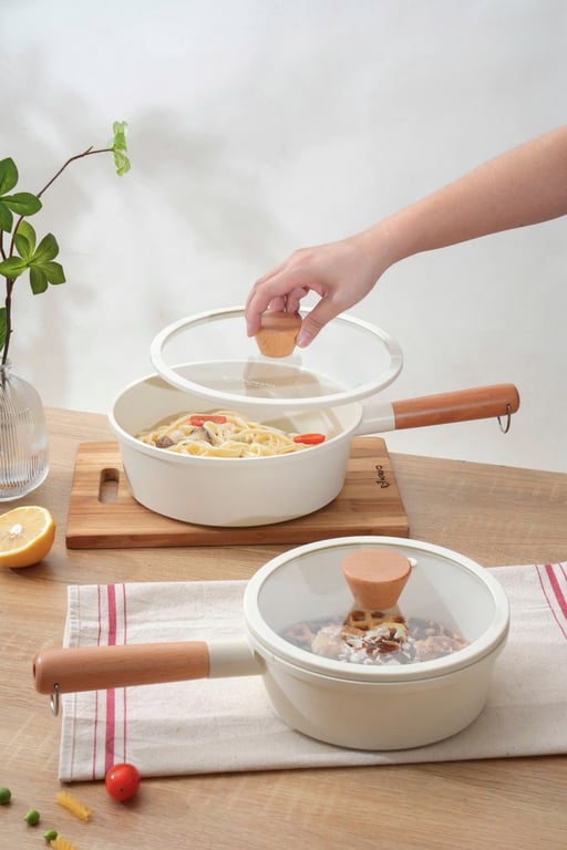 Chảo nhôm đúc thành cao Elegant Kaiyo