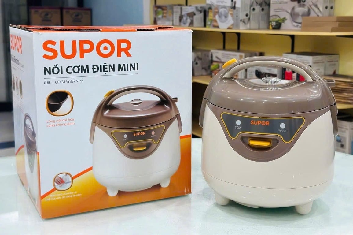 NỒI CƠM ĐIỆN SUPOR 0.8L B3VN-36