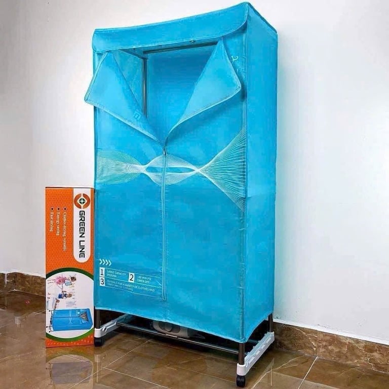 Tủ Sấy Green Line Sấy Khô Quần Áo Nhanh Hơn Với Công Suất 1200W