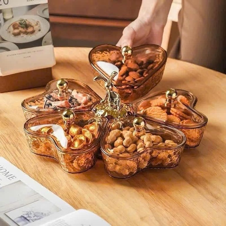 KHAY MỨT TRÁI TIM 5 NGĂN XÁM KHÓI